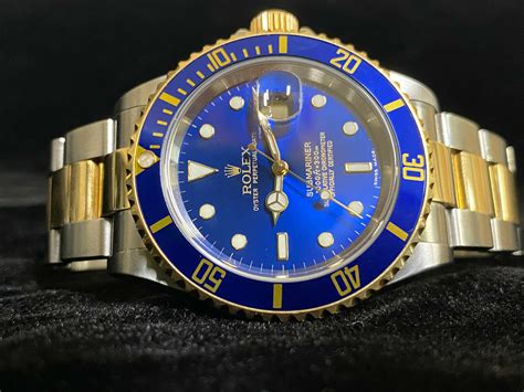 rolex submariner blue sea